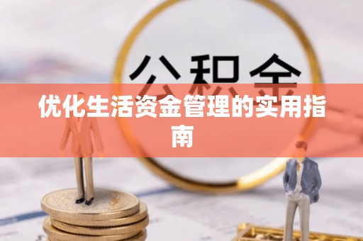 福州优化生活资金管理的实用指南