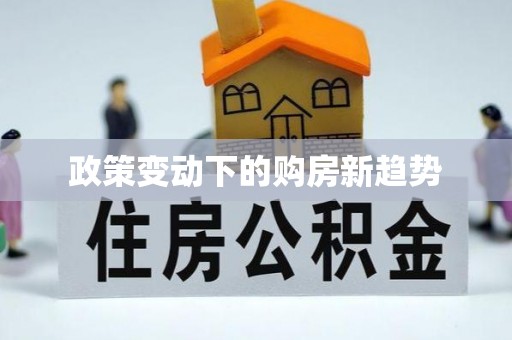 福州政策变动下的购房新趋势