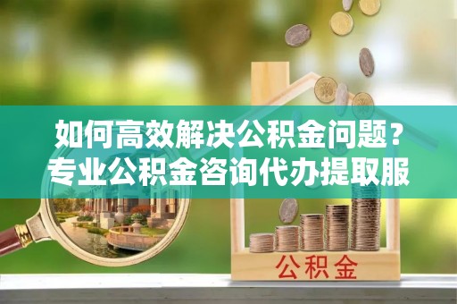 福州如何高效解决公积金问题？专业公积金咨询代办提取服务来帮你