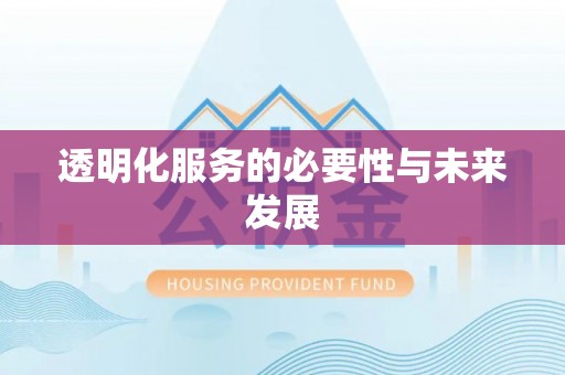 福州透明化服务的必要性与未来发展