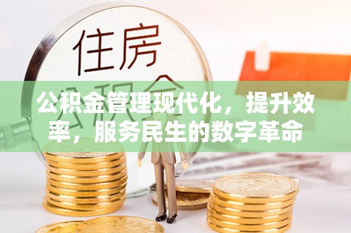福州公积金管理现代化，提升效率，服务民生的数字革命