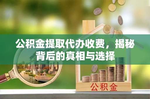 福州公积金提取代办收费，揭秘背后的真相与选择